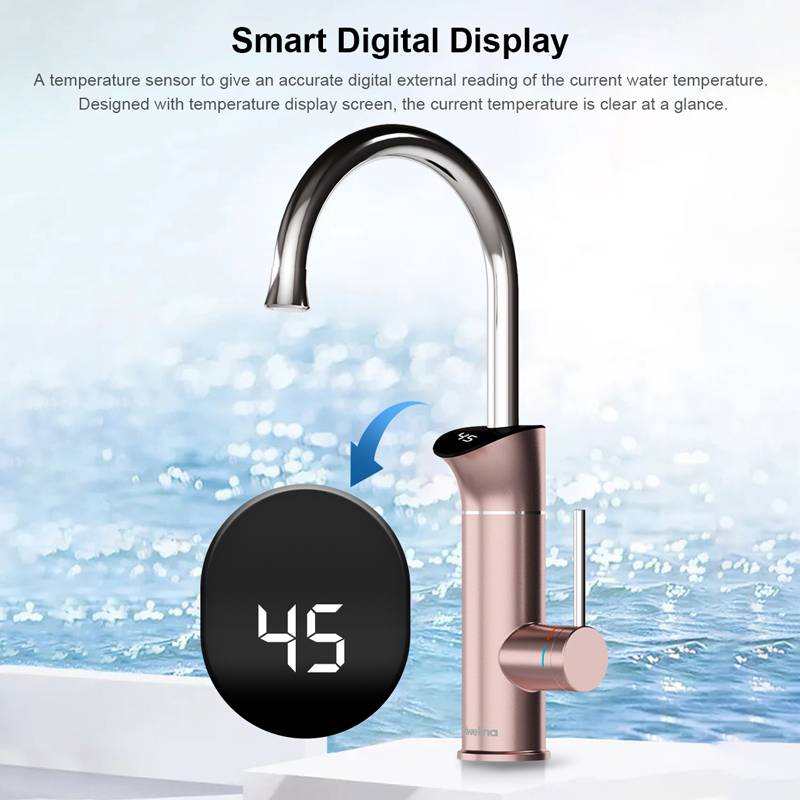 Commercial Kitchen Tap - Briwellna Electric Water Heater 220V Instant