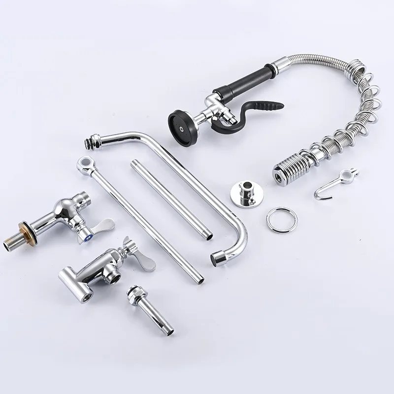 Commercial Kitchen Taps - Commercial Kitchen Single Faucet Pre-Rinse Sink