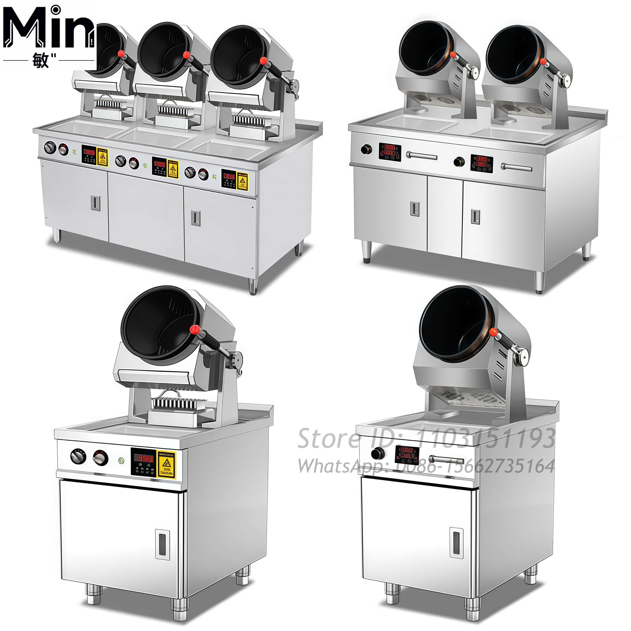 Commercial Rice Cooker - Commercial Intelligent Automatic Cooking Robot Wok