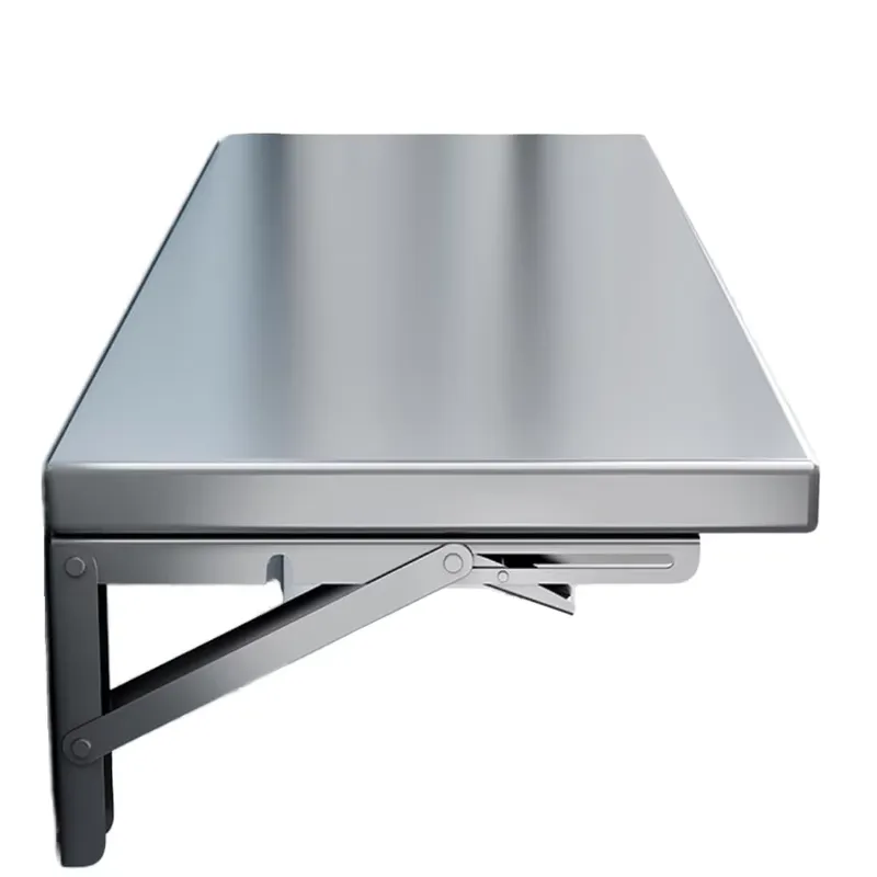 Wall Shelf Commercial Kitchen - Heavy Duty Stainless Steel Metal Folding