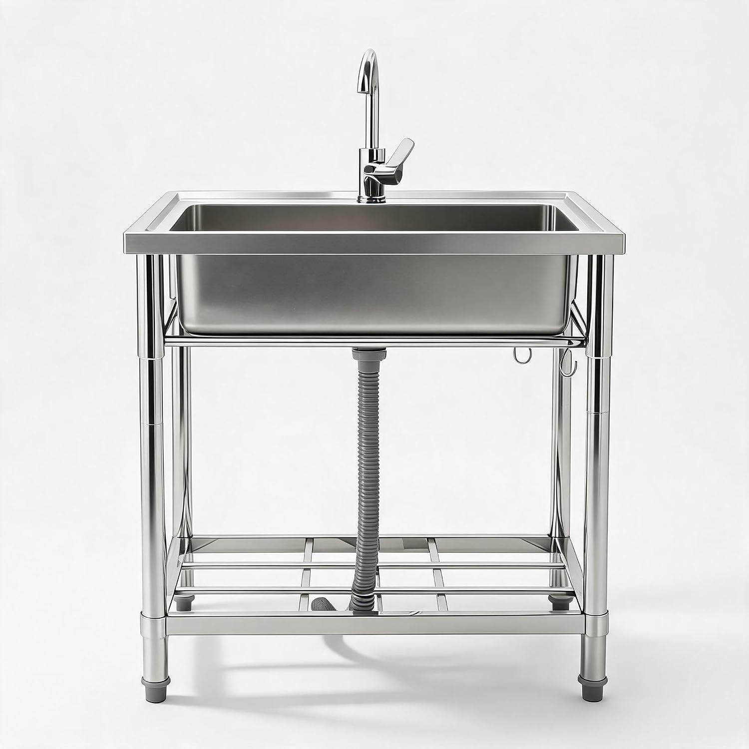 Stainless Steel Utility Sink W - Commercial Kitchen Taps ulasan dan harga