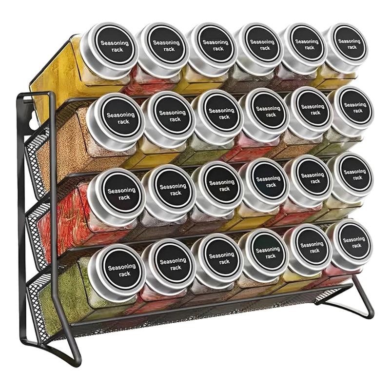 4 Tier Carbon Steel Spice Orga - Commercial Kitchen Shelving ulasan dan harga