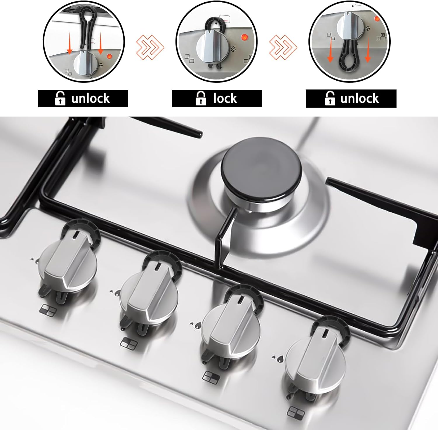 Childproof Kitchen Safety Set  - Commercial Kitchen Burner ulasan dan harga