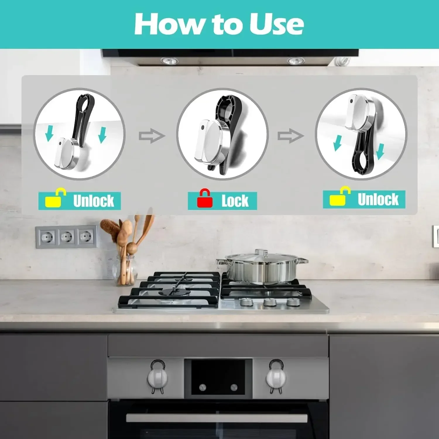 Childproof Kitchen Safety Set  - Commercial Kitchen Burner ulasan dan harga
