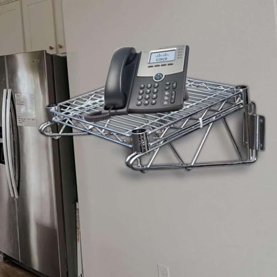 Heavy Duty Chrome Wire Wall Sh - Wall Shelf Commercial Kitchen ulasan dan harga