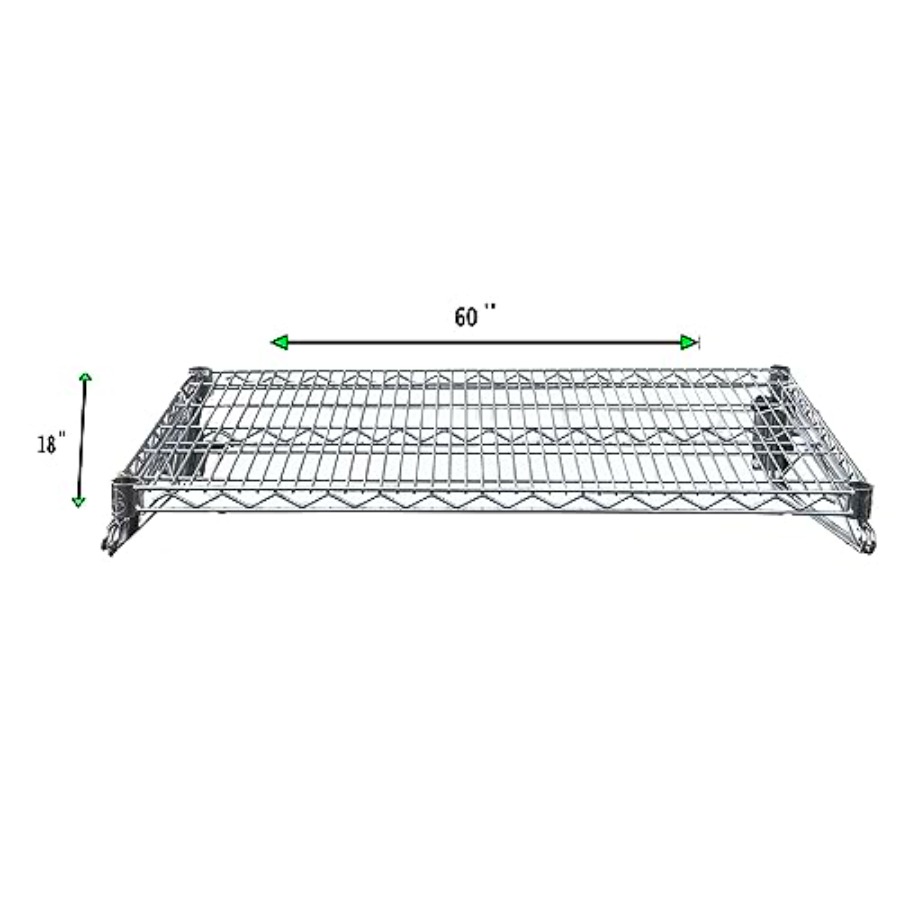 Heavy Duty Chrome Wire Wall Sh - Wall Shelf Commercial Kitchen ulasan dan harga