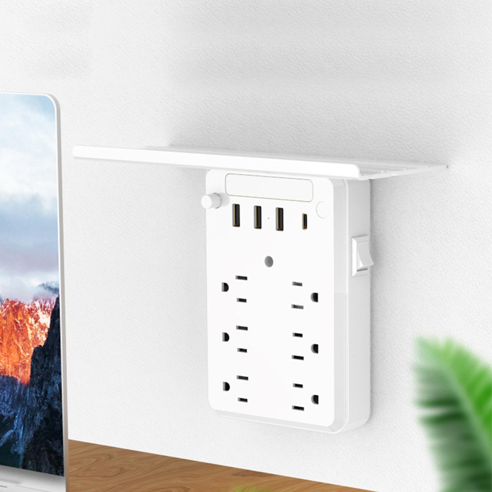 Multiple Outlet Wall Plug Char - Wall Shelf Commercial Kitchen ulasan dan harga