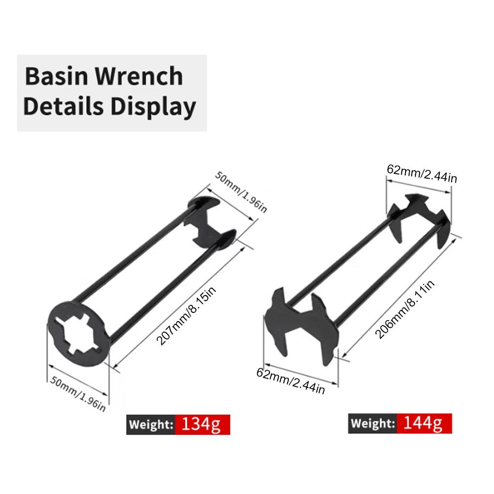Sink Wrench 2-Piece Set, Narro - Commercial Kitchen Taps ulasan dan harga