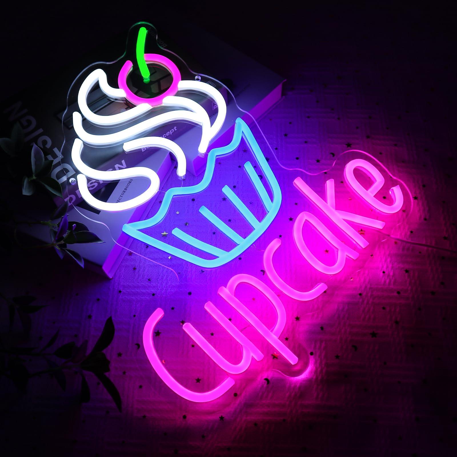 Cupcake Neon Sign for Wall Dec - Commercial Kitchen Store ulasan dan harga