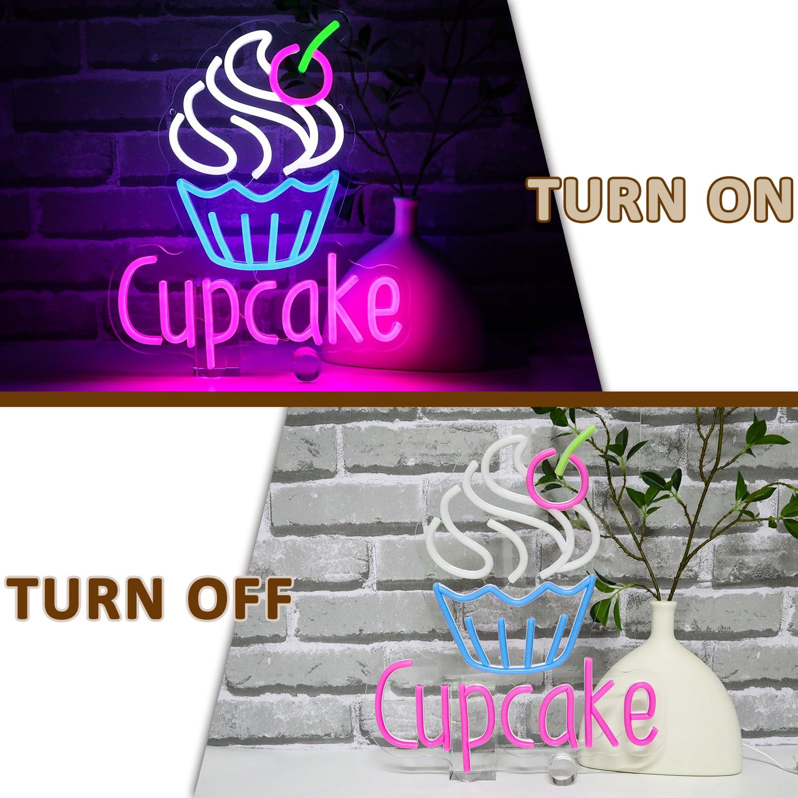 Cupcake Neon Sign for Wall Dec - Commercial Kitchen Store ulasan dan harga