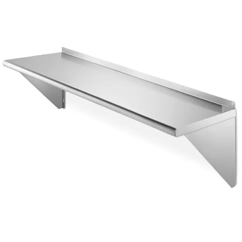 Custom 304 Stainless Steel Com - Wall Shelf Commercial Kitchen ulasan dan harga