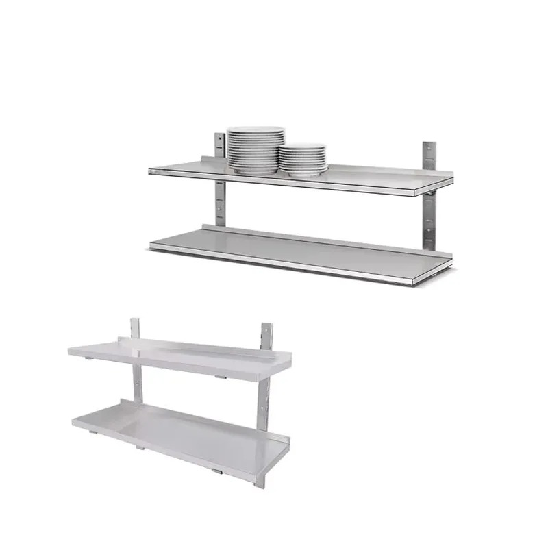 Custom 304 Stainless Steel Com - Wall Shelf Commercial Kitchen ulasan dan harga