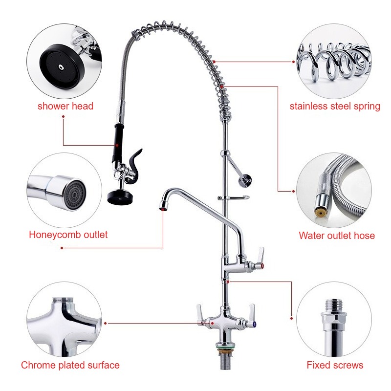 Pre Rinse Sprayer Commercial K - Commercial Kitchen Taps ulasan dan harga
