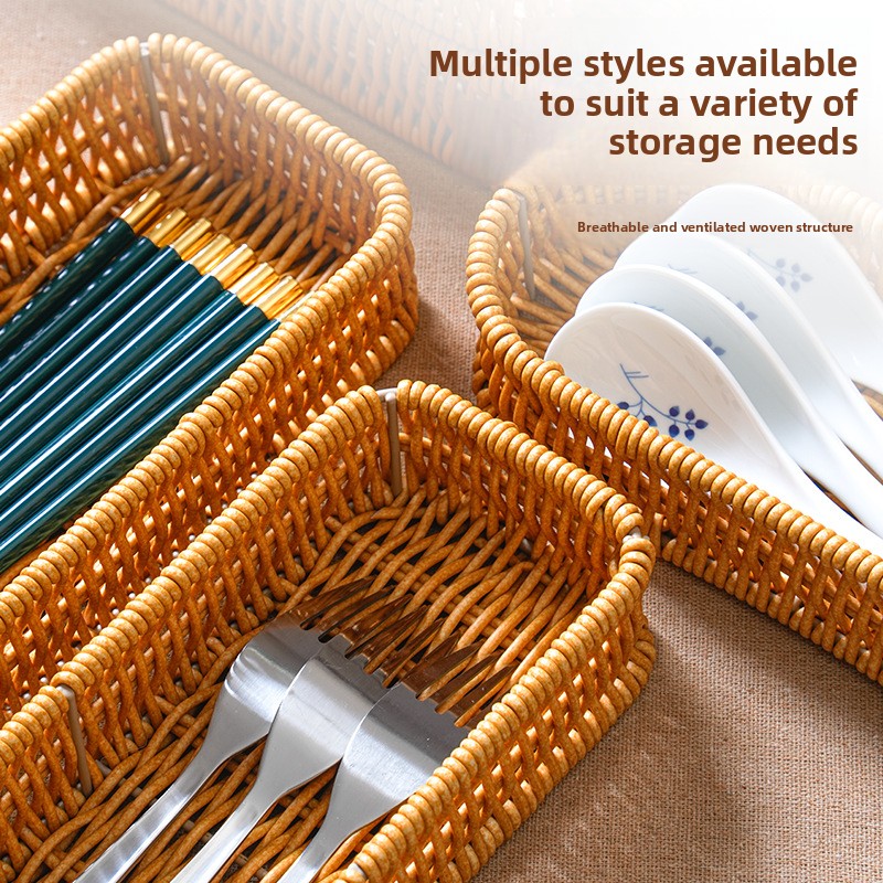 Imitation Rattan Knife and For - Commercial Kitchen Knife Storage ulasan dan harga