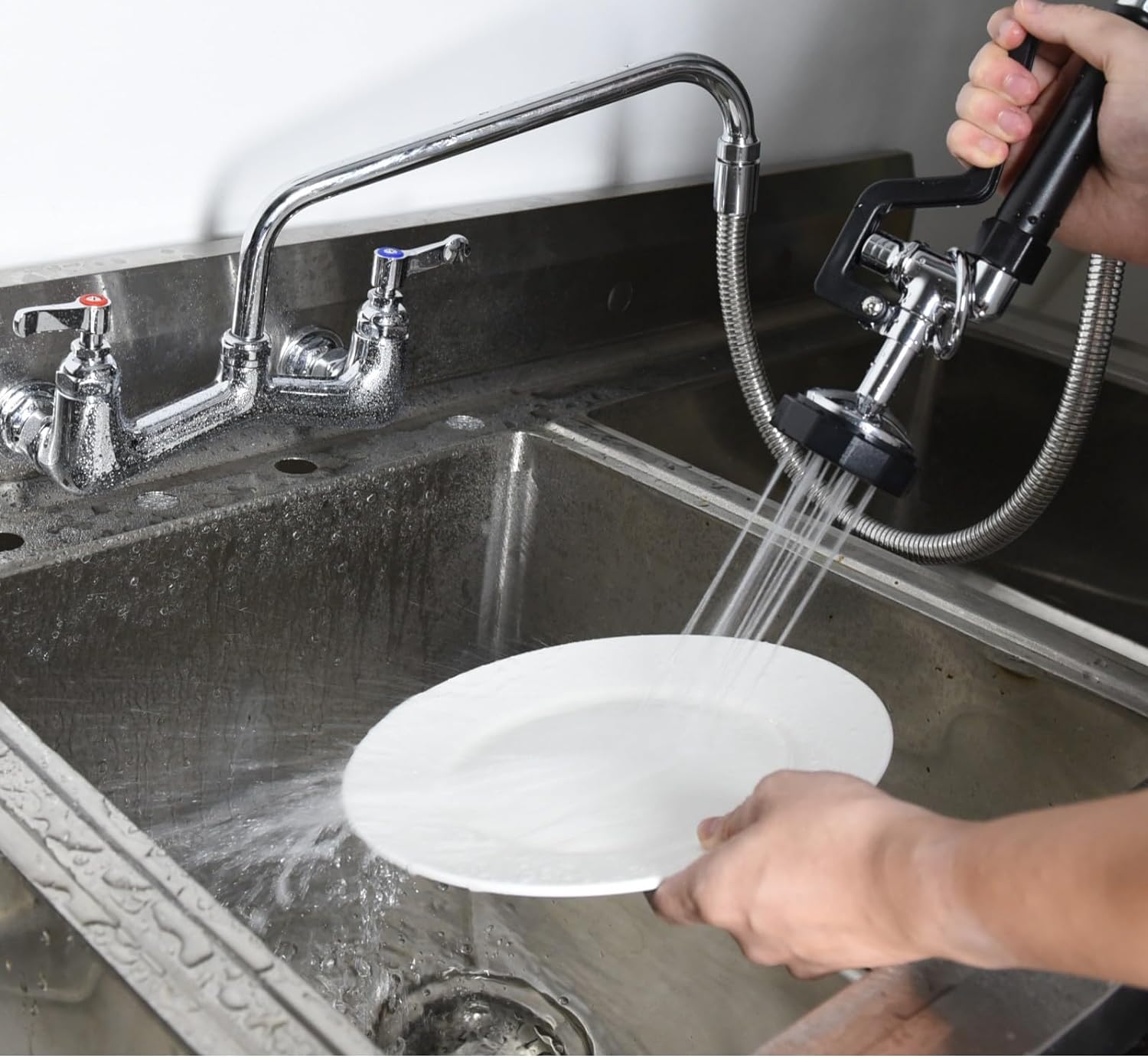 45” Stainless-Steel Hose with  - Commercial Kitchen Taps ulasan dan harga