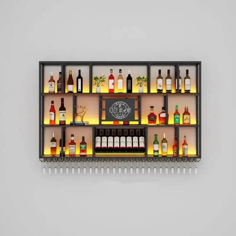 Kitchen Mounted Wall Wine Cabi - Wall Shelf Commercial Kitchen ulasan dan harga
