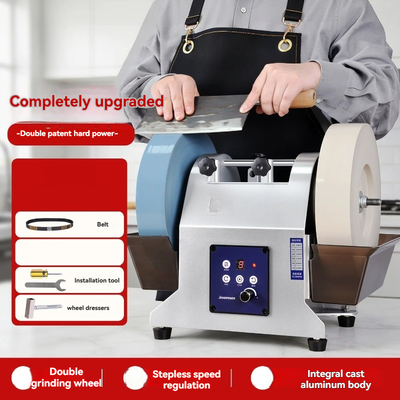 Title: Double Wheel Electric K - Commercial Kitchen Knife Sharpener ulasan dan harga