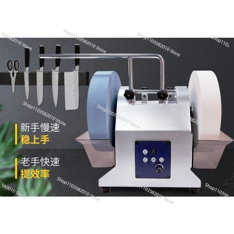 Compact Dual-Wheel Wet Sharpen - Commercial Kitchen Knife Sharpener ulasan dan harga