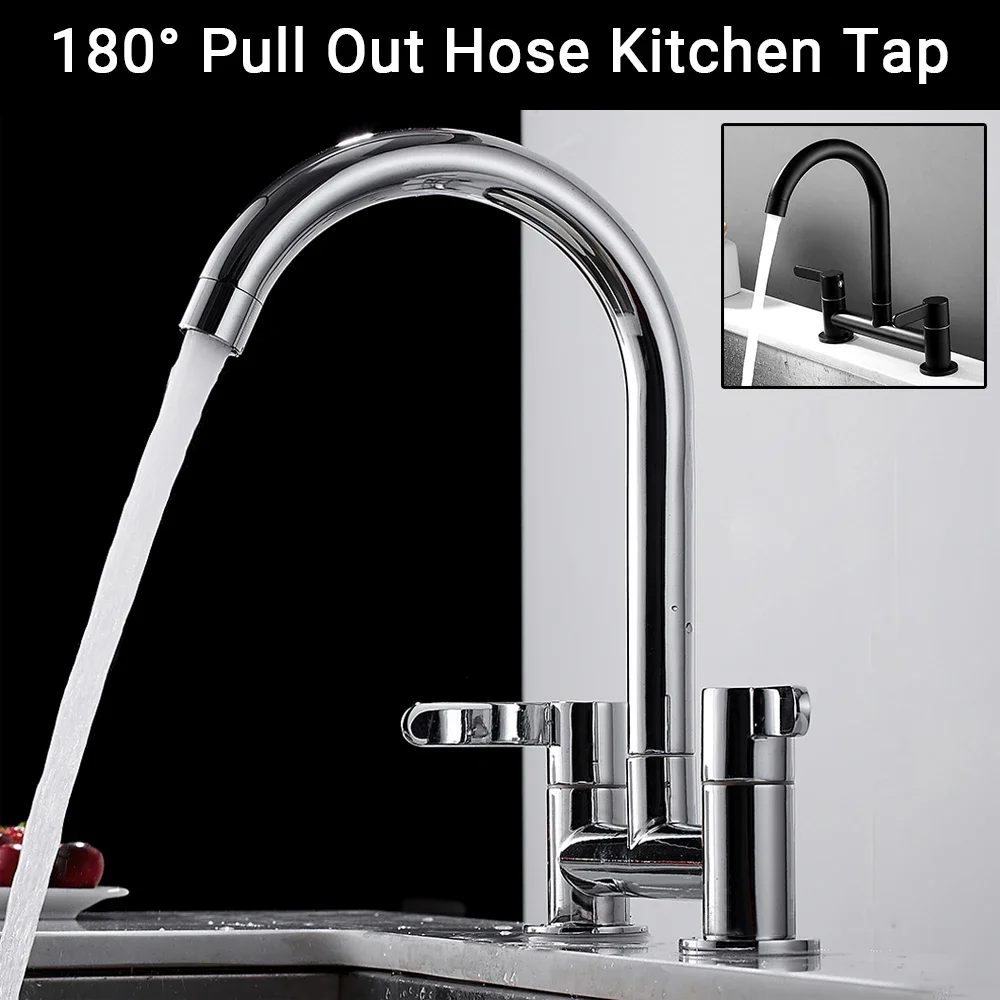 Kitchen Faucet Modern Double H - Commercial Kitchen Taps ulasan dan harga