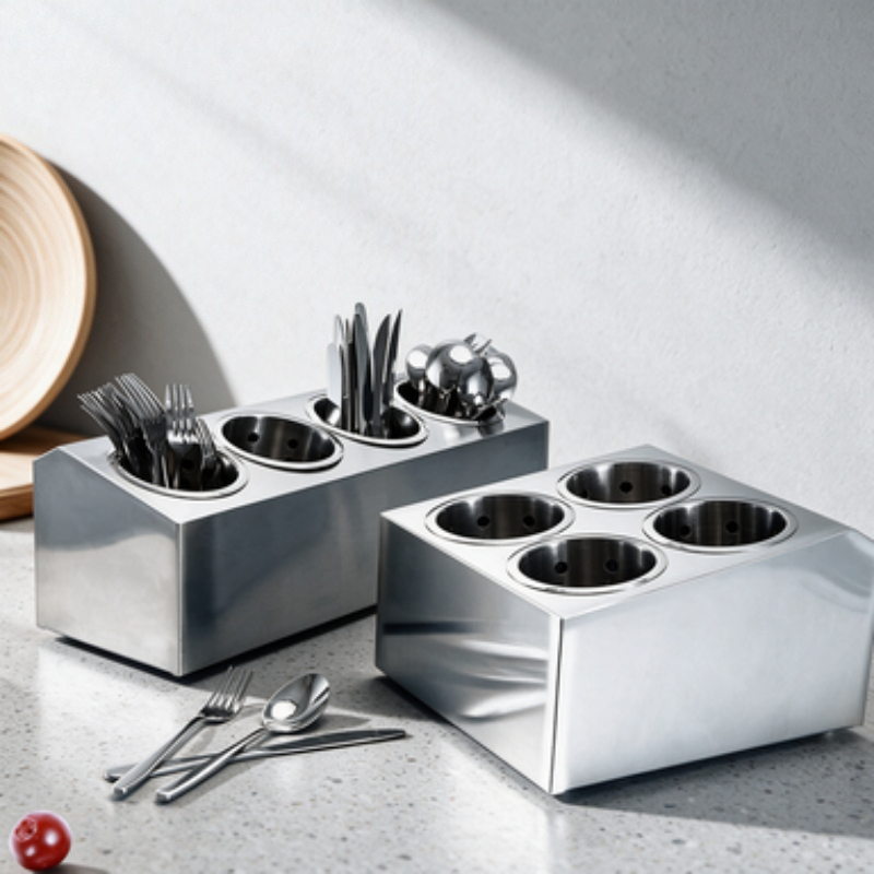 Stainless Steel Cutlery Basket - Commercial Kitchen Knife Storage ulasan dan harga
