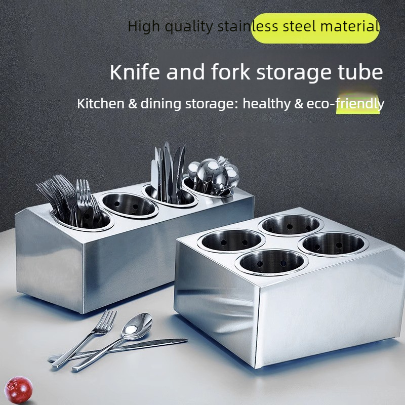 Stainless Steel Cutlery Basket - Commercial Kitchen Knife Storage ulasan dan harga