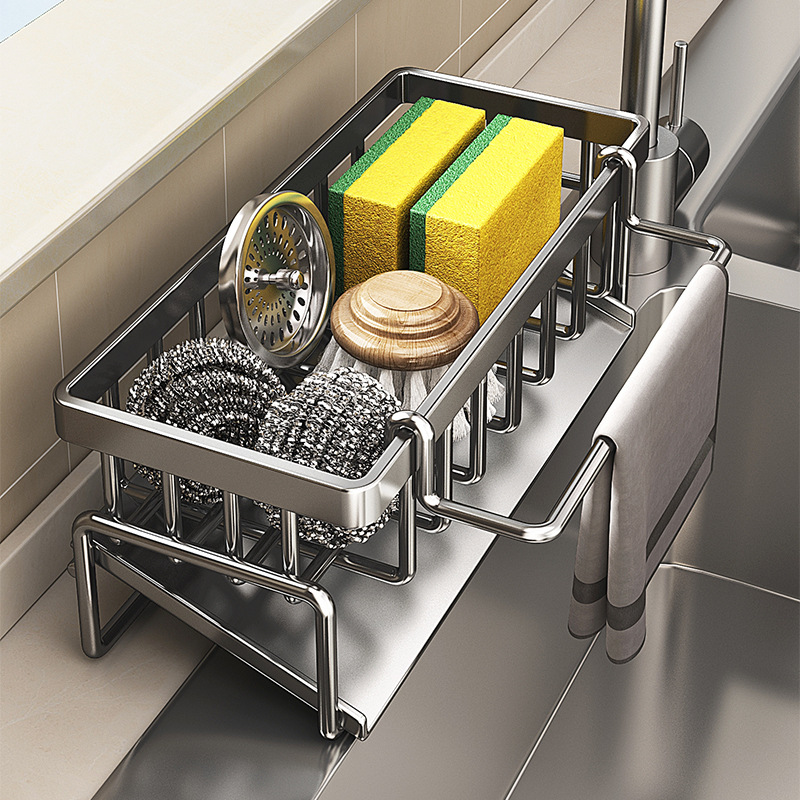 Compact Tap-Mounted Spice Shel - Commercial Kitchen Shelving ulasan dan harga