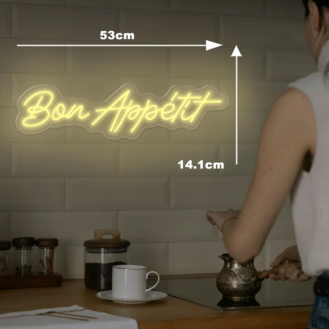 Bon Appetite Neon LED Sign Wal - Commercial Kitchen Store ulasan dan harga