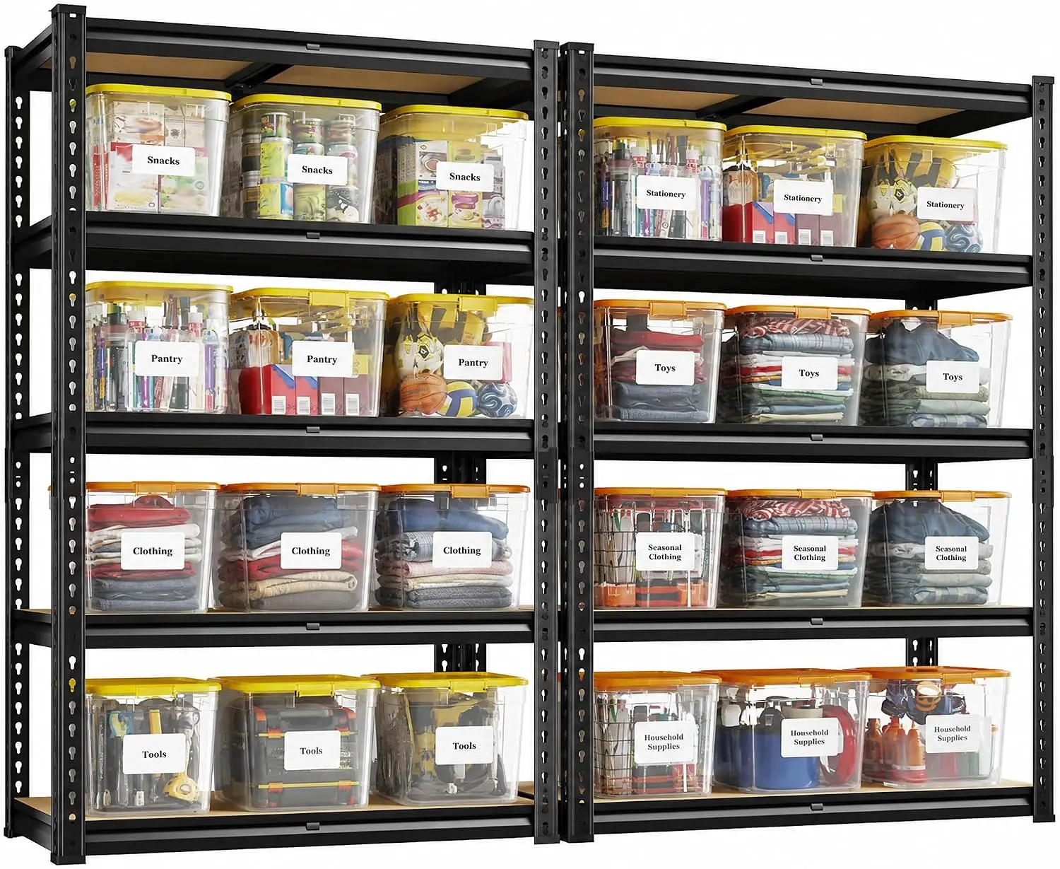 2PCS Storage Shelves,5 Tier Ga - Commercial Kitchen Shelving ulasan dan harga