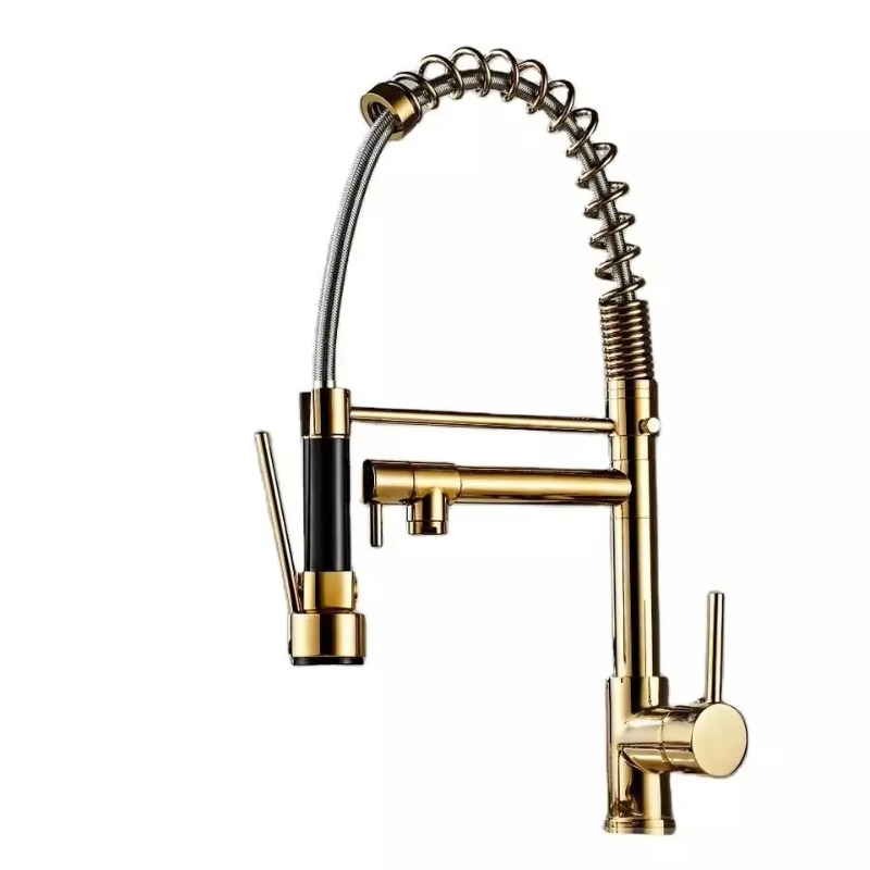 Modern Design 3-Way Spring Pul - Commercial Kitchen Taps ulasan dan harga