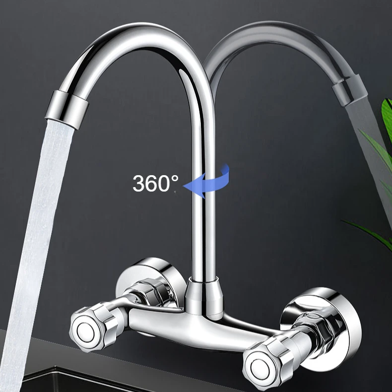 Wall Mounted Kitchen Mixer Tap - Commercial Kitchen Taps ulasan dan harga