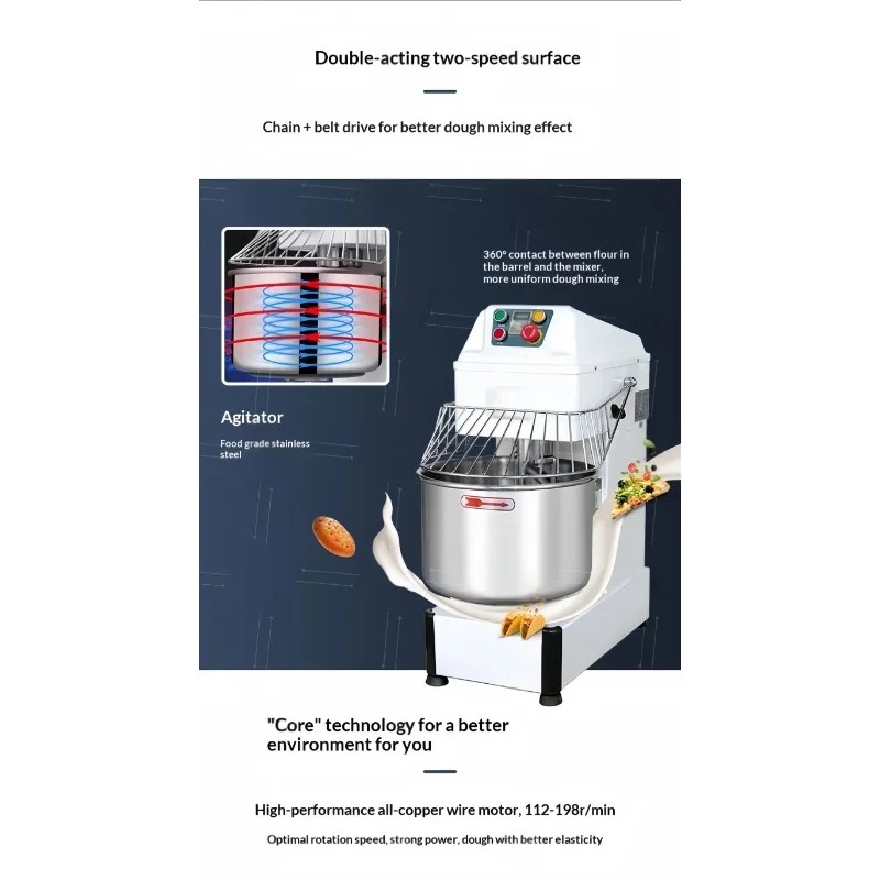 HR Commercial 5L/7L/10L Dough  - Dough Mixer Machine ulasan dan harga