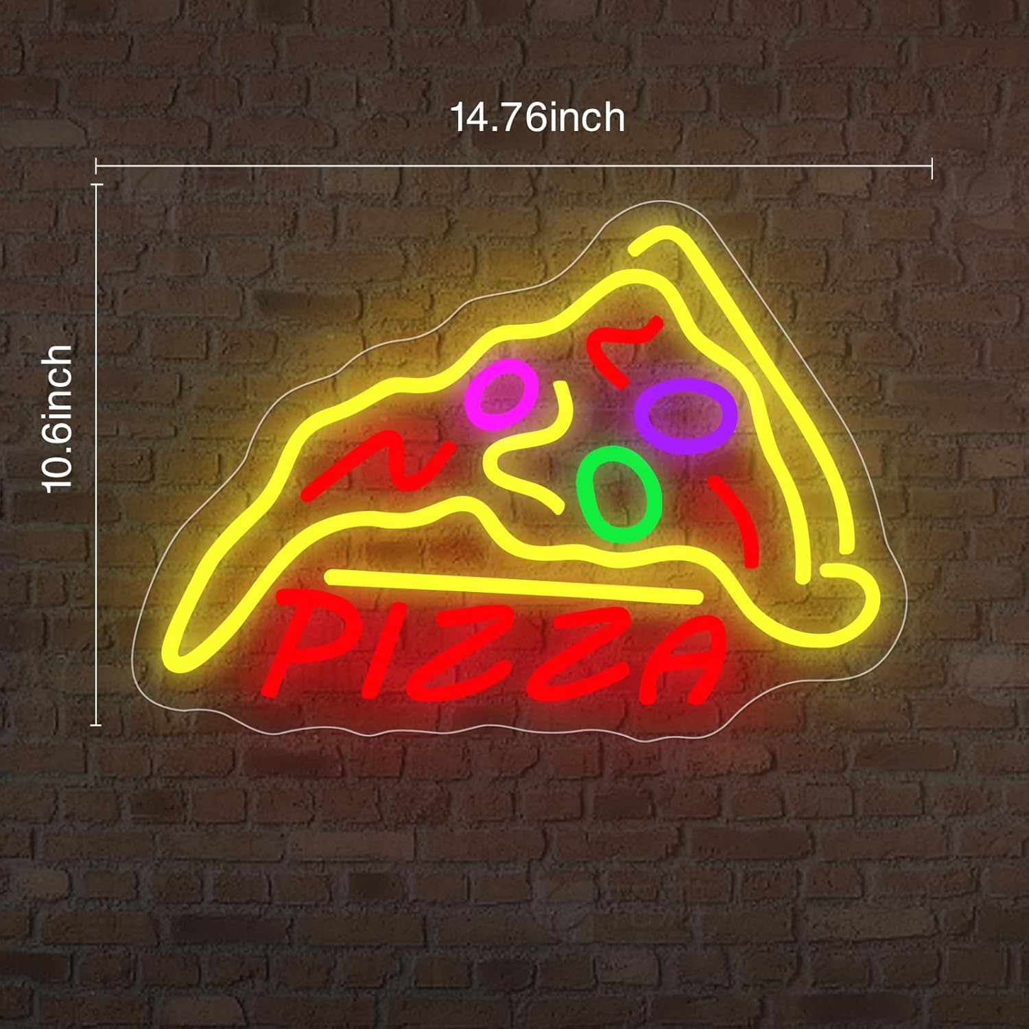 Pizza Neon Sign Bussiness Art  - Commercial Kitchen Store ulasan dan harga