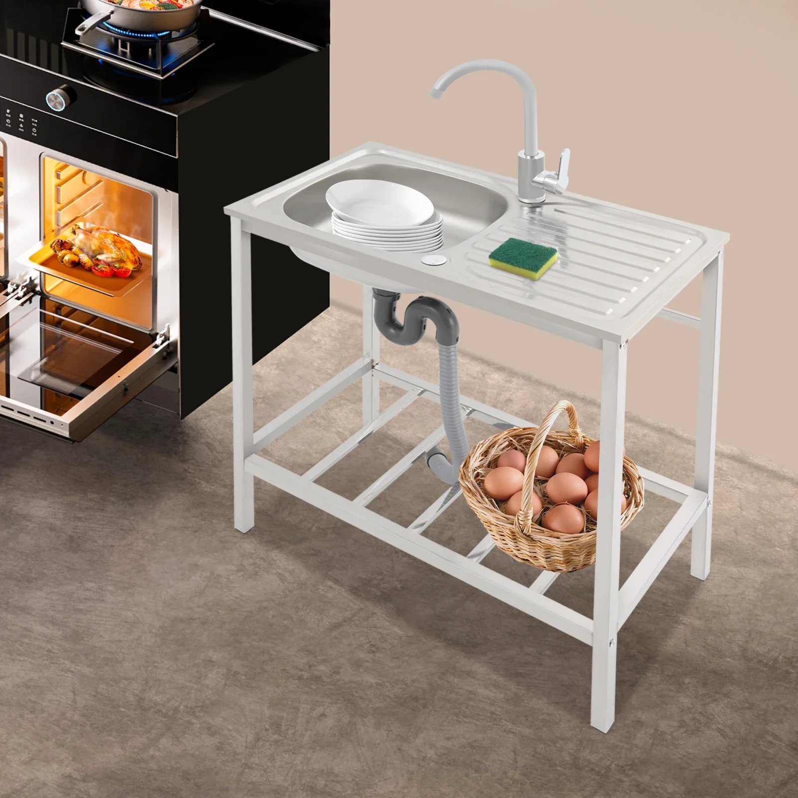 Utility Sink, Free Standing St - Commercial Kitchen Taps ulasan dan harga
