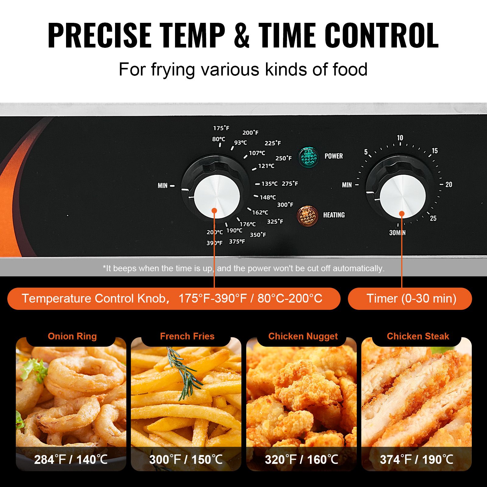 Commercial Deep Fryer 3500W, D - Commercial Kitchen Use ulasan dan harga