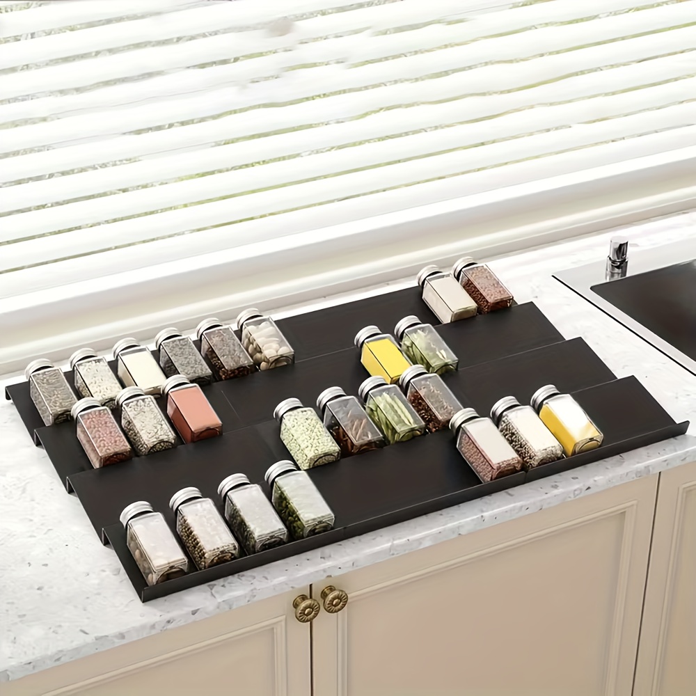 6pcs Expandable Spice Drawer O - Commercial Kitchen Shelving ulasan dan harga