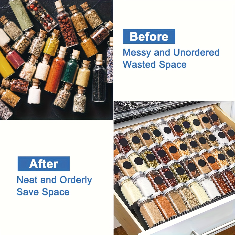 6pcs Expandable Spice Drawer O - Commercial Kitchen Shelving ulasan dan harga
