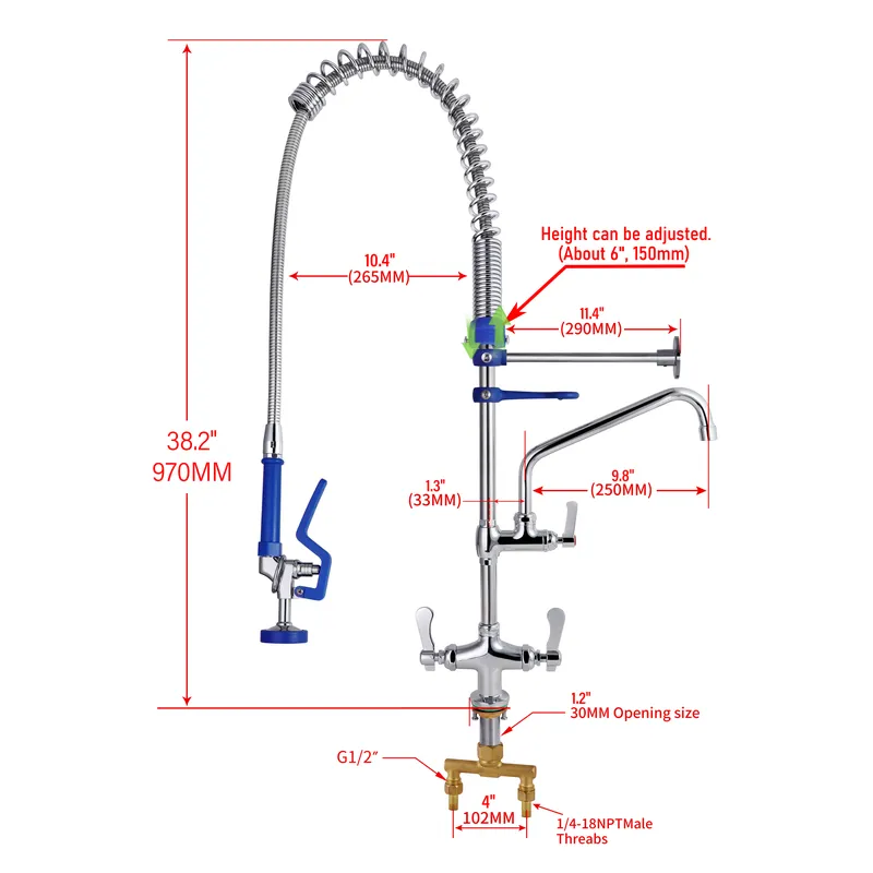 Commercial Kitchen Restaurant  - Commercial Kitchen Taps ulasan dan harga
